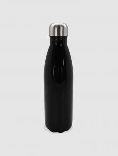 Botella Térmica  Negra Acero 500ml