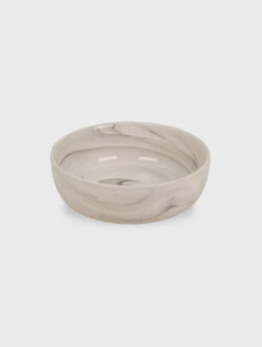 Bowl Cerámica Diseño Carrara 15x5cm