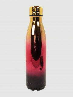 Botella Colores Espejado Dorado 500ml