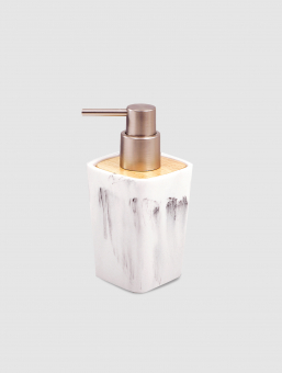 Dispenser Jabón Líquido Carrara/Wood Blancoco Quadri 15x7cm
